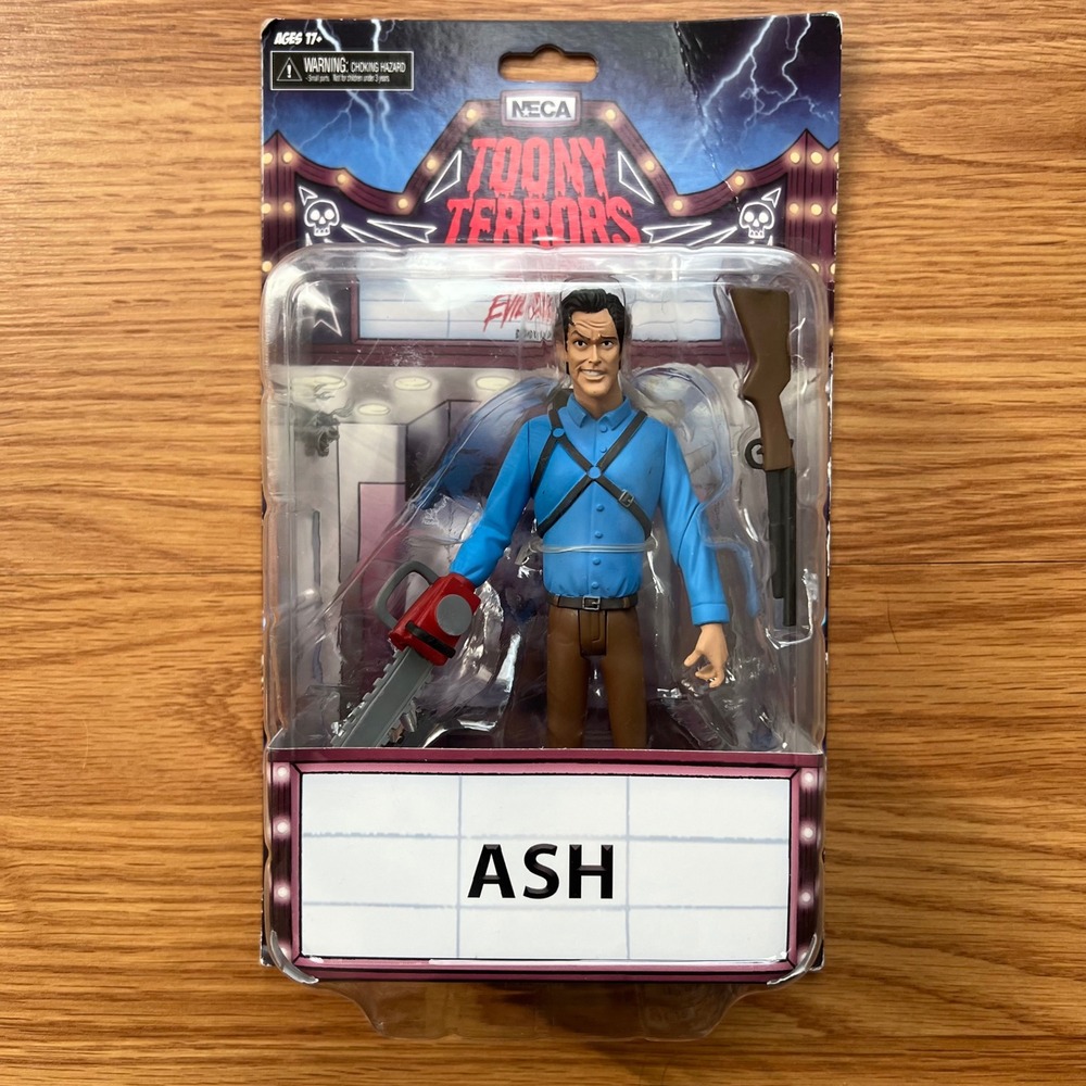 NECA Toony Terrors Ash Evil Dead 2 Dead by Dawn 6 Inch Action Figure New